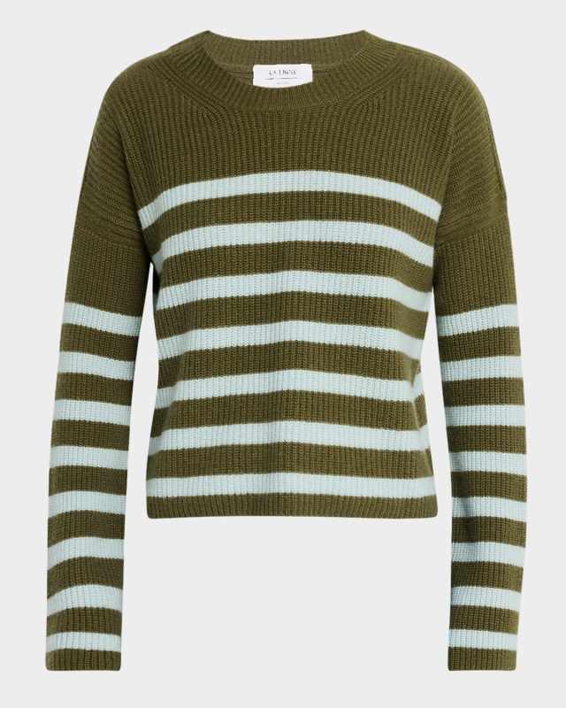 Mini Striped Toujours Cashmere Sweat